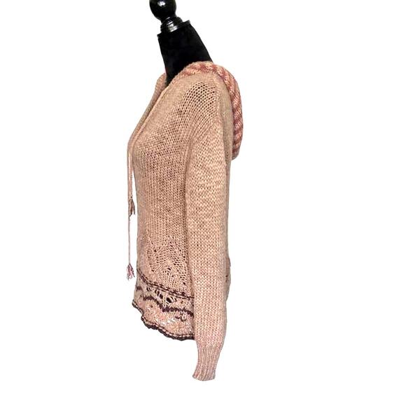 American Eagle Outfitters Chunky Knit Hooded Sweater Women's S/P - Picture 3 of 11